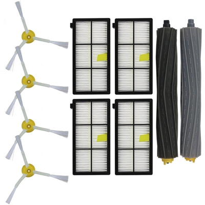 Pulizia kit accessori robot iRobotRoomba, 4 angoli dello schermo spazzola +4 +1 pennello rullo spazzola principale 800/866/876/900 - ASUPERMALL