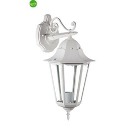 APPLIQUE DISCENDENTE IN ALLUMINIO DA ESTERNO IP44 ATTACCO E27 LAMPADA DA PARETE MURO-Bianco - GREENLIGHT en oferta