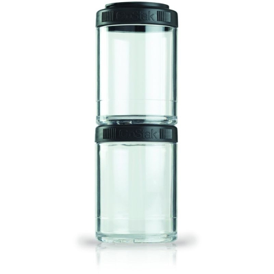 Blenderbottle - Gostak 2Pak 150ml - Contenitori per alimenti | Contenitori plastica | Tritan, senza BPA - Nero