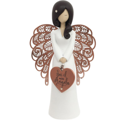 You Are An Angel AN009I Figurina Angelo, Ceramica, Bianco, 9.3x9.3x15.5 cm precio