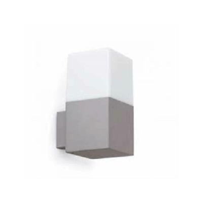 Faro Applique Tarraco Da Esterno 15W Attacco E27 Colore Grigio 73260