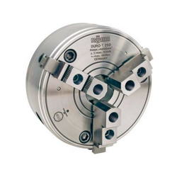 Rohm - Mandrino Cremagliera Tre Ganasce Duro-T Con Din Corto Cono 55027, Perno Perno E Dado A Collare, Altezza: 250Mm, Cono Corto Fissaggio 8 características