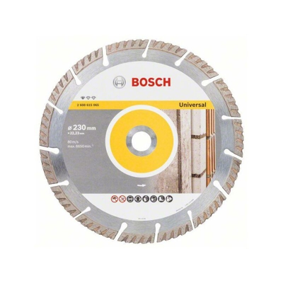 Bosch Disco diamantato Standard for Universal 230x22,23 230x22.23x2.6x10mm - 2608615065