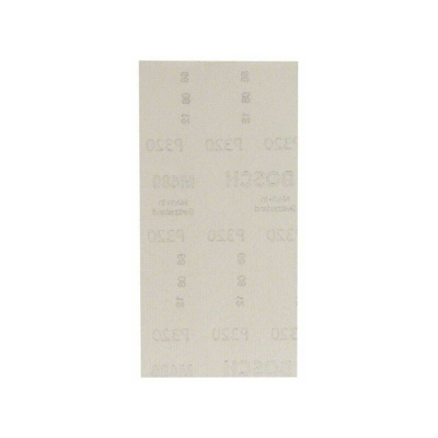 Bosch Foglio abrasivo M480 Net, Best for Wood and Paint, 93 x 186 mm, 320, confezione da 50 pz.