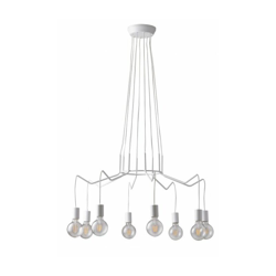 Sospensione Habitat Bianca 8Xe27 85Cm - INTEC características