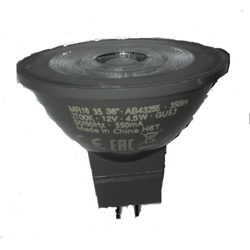 Led Osram VALUEMR16 MR16 4,5W 2700K attacco GU5.3 12V VM163582736 características