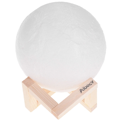 Luce notturna ricaricabile, luce luna USB, diametro 15 cm - AIBECY