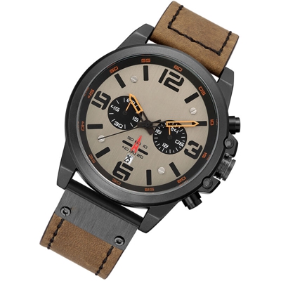 CURREN 8314 uomini del quarzo della vigilanza di marca dell'orologio della vigilanza del calendario Ora Minuto Tempo di visualizzazione Orologio in