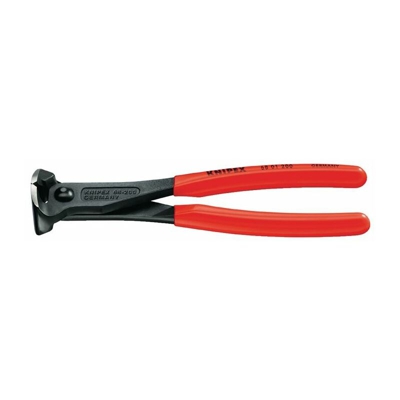 KNIPEX Fresa finale nero atramentised lucidato con rivestimento in plastica 200 mm