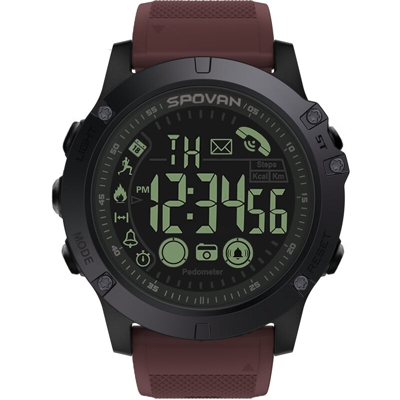 Spovan - sport pedometro PR1-2 Orologio Bluetooth rosso