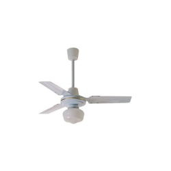 ZEPHIR - ZFS8123 Ventilatore da Soffitto in Metallo con Lampada, Bianco - Z precio