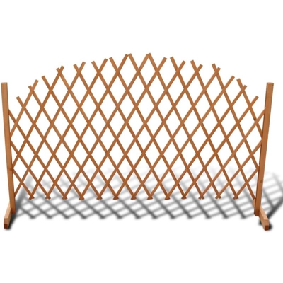 Recinzione a Traliccio in Legno Massello 180 x 100 cm - VIDAXL