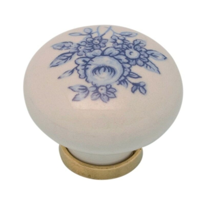 Idroweb - Pomolo pomello per mobili in ceramica 31 x 26h mm 25 pezzi art. F8