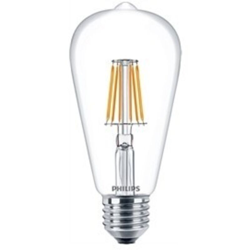 LAMPADINA PERA LED FILAMENTO 6W ATTACCO E27 LUCE CALDA PHILEDST6460 - Philips características