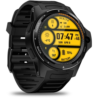 Zeblaze THOR 5 4G LTE smart orologio Android 7.1.1 2GB + 16GB 1.39" schermo AMOLED 454 * 454 dual Chips Modalita sistema WiFi GPS 8.0MP Smart Camera