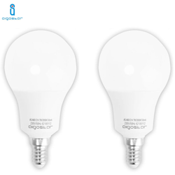 Aigostar - LAMPADINA LED E14 9W 3000K BIANCO CALDO A60 A+ 765LM 280° FASCIO AMPIO A5 2 PEZZI precio