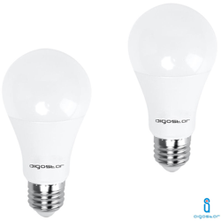 Lampadina Led E27 9W 6400K Bianco Freddo A60 A+ 765Lm 280° Fascio Ampio Aigostar A5 2 Pezzi en oferta