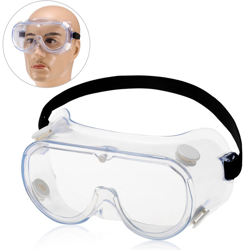 Occhiali di sicurezza Anti-Fog anti-polvere, protezione UV, nero - ASUPERMALL características