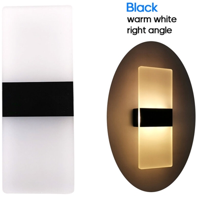 chiave della parete del LED Acrilico (caldo quadrato nero bianco) - ASUPERMALL