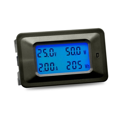 Contatore DC multifunzione, Monitor di potenza, 100 V 20 A, con retroilluminazione + shunt incorporato - ASUPERMALL