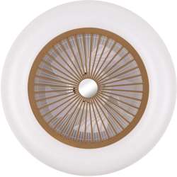 Plafoniera a LED, con ventilatore, 200-240V 36W, D'oro - ASUPERMALL en oferta