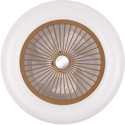 Plafoniera a LED, con ventilatore, 200-240V 36W, D'oro - ASUPERMALL