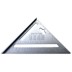 7 pollici triangolo lega d'argento righello metrico - ASUPERMALL en oferta
