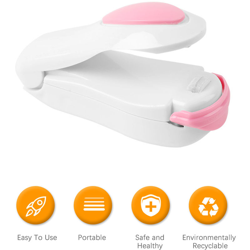 Sigillatrice portatile (rosa bianco) - ASUPERMALL en oferta