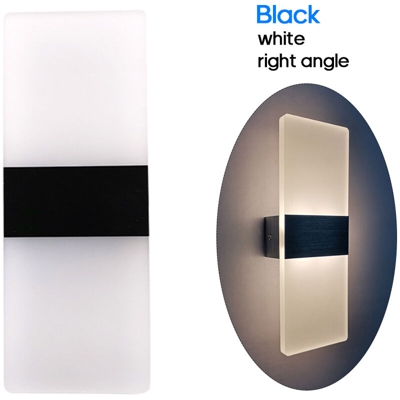chiave della parete del LED acrilico (bianco quadrato bianco) - ASUPERMALL