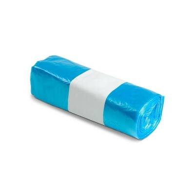 Sacchi pattumiera 55x65cm celeste con stringa 15pz - ELEPACKING