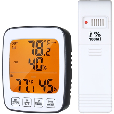 Temperatura interna ed esterna igrometro  - ASUPERMALL