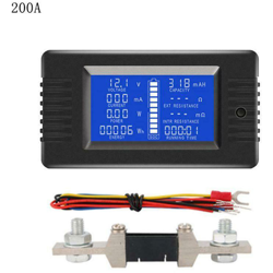 Digital Display LCD Corrente Tensione Solar Po-wer Meter Multimetro voltmetro Batt-ery tester del monitor - ASUPERMALL precio