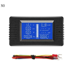 Digital Display LCD Corrente Tensione Solar Po-wer Meter Multimetro voltmetro Batt-ery tester del monitor - ASUPERMALL en oferta