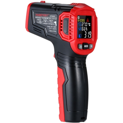 Senza contatto tenuto in mano infrarossi industria termometro HT650C spediti senza batterie - ASUPERMALL