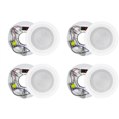 Casse Da Incasso 10W Parete/Soffitto Altoparlante Da Controsoffitto Musica 4 Pezzi - HOUSECURITY