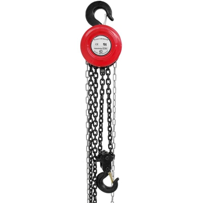 Paranco manuale a catena sollevatore 1 Ton altezza di elevazione 2,5 m argano - ECD GERMANY
