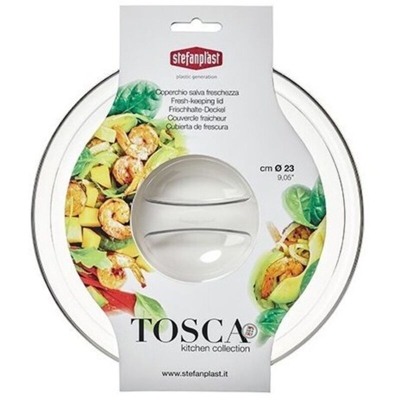 Stefanplast Coperchio 23cm Trasparente Tosca