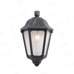 Dark Light Plafoniera Iesse Mezza Lanterna Ip55 Nera M22.000 Dkl000E27.A - DARK LIGHT DI MELECCHI ROBERTO precio