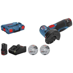 Professional batteria della Smerigliatrice Angolare GWS 12 V 76  (2 X 3,0 AH, Batteria 12 V, bohrungs Ø: 10 mm, in L-Boxx) en oferta