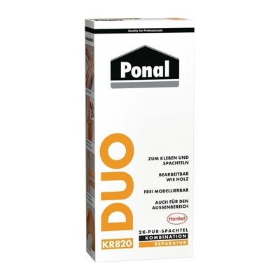 PONAL 2K PUR-Spachtel Duo DIN EN 204 D4 315 g Scatola pieghevole PONAL".