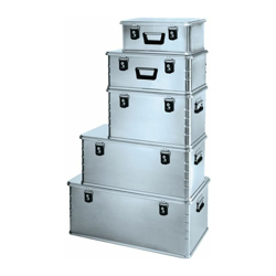 ZARGES Scatola in alluminio Mini 42 litri 600 x 400 x 240 mm con guarnizione e maniglia a molla Alubox características