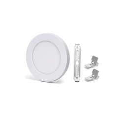 Plafoniera Led Slim 6W Cornice Bianca Applique Tondo temperatura colore regolabile - AIGOSTAR precio