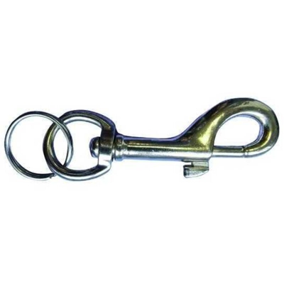 Blinky - Moschettoni Girevoli Nichelati 12 Pezzi 1/2X3-3/8