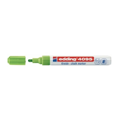 edding Marcatore a gesso 4095 verde chiaro Punta rotonda Larghezza della linea circa 2-3 mm