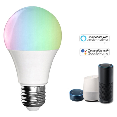 lampadina Ali cloud Wi-Fi intelligente LED lampadina intelligente applicabile alla home page di Google Alexa Lynx controllo dei pacchetti voce