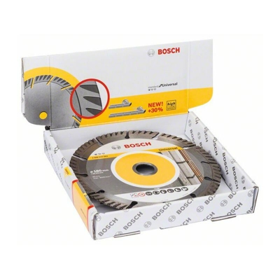 Bosch Lama da taglio diamantata standard per Universal, 180 x 22,23 x 2,4 x 10 mm, confezione da 10 pezzi
