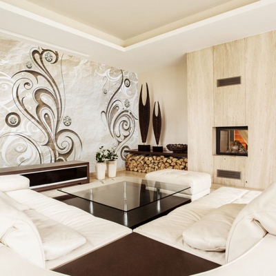 Fotomurale Stone Butterfly cm 250x175 Artgeist