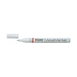 TiCOM Marcatore in metallo L.133mm linea bianca B.0,8mm en oferta