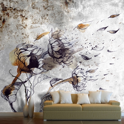 Fotomurale Recall sunflowers cm 300x210 Artgeist