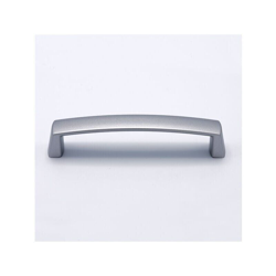 Maniglia dalle linee morbide effetto alluminio 140x20x28mm - 389B Round B - POLIDEAS precio